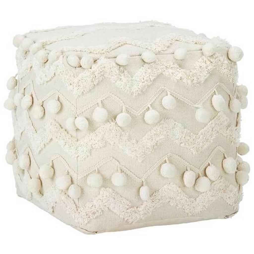 Image of Pouf in Creme ca. 45x45x45cm