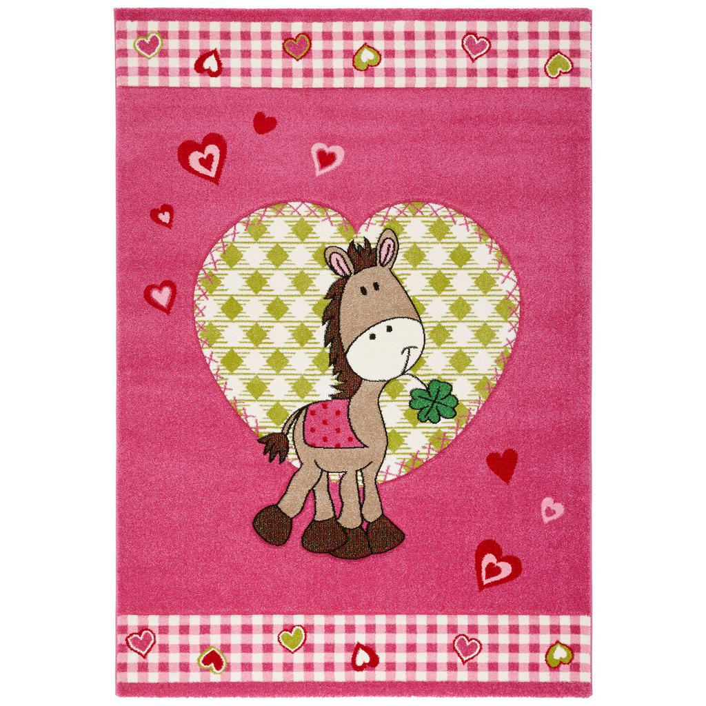 Image of Kinderteppich Pony in Pink ca. 120x170cm